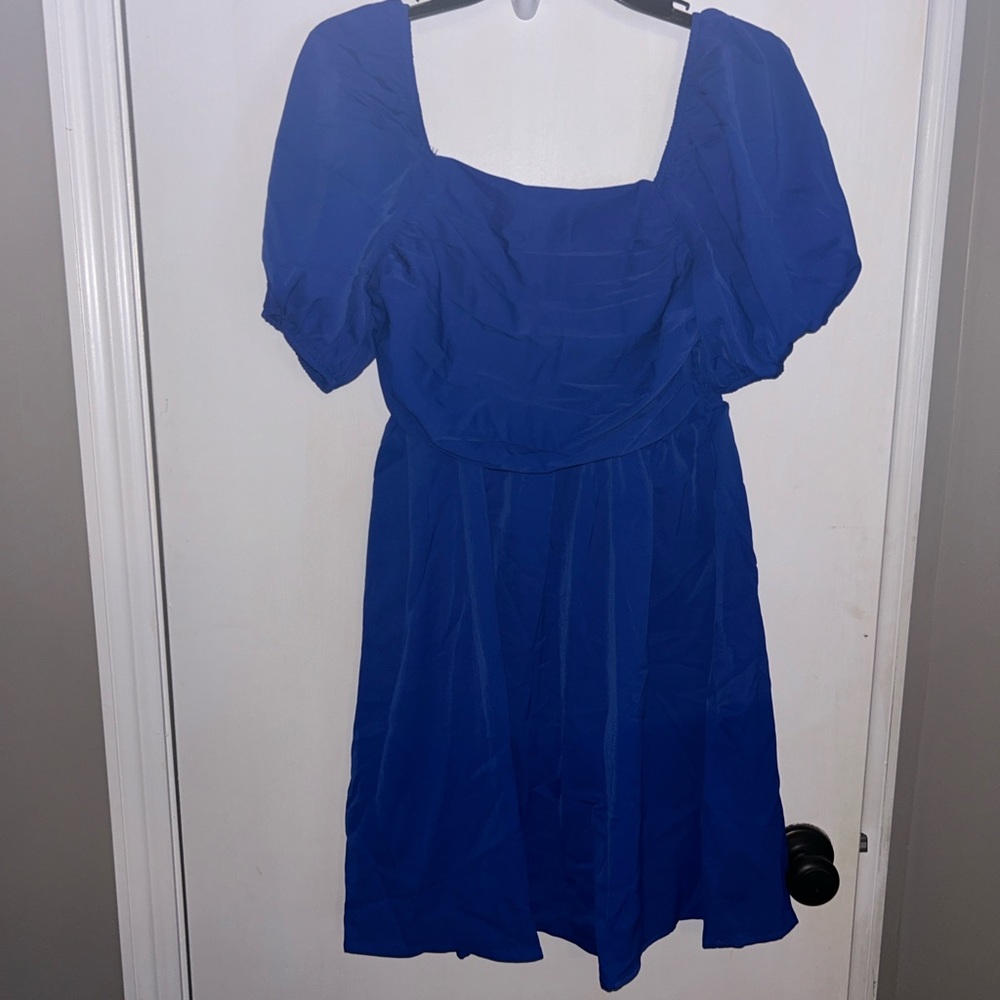 SHEIN Royal Blue Mini Dress